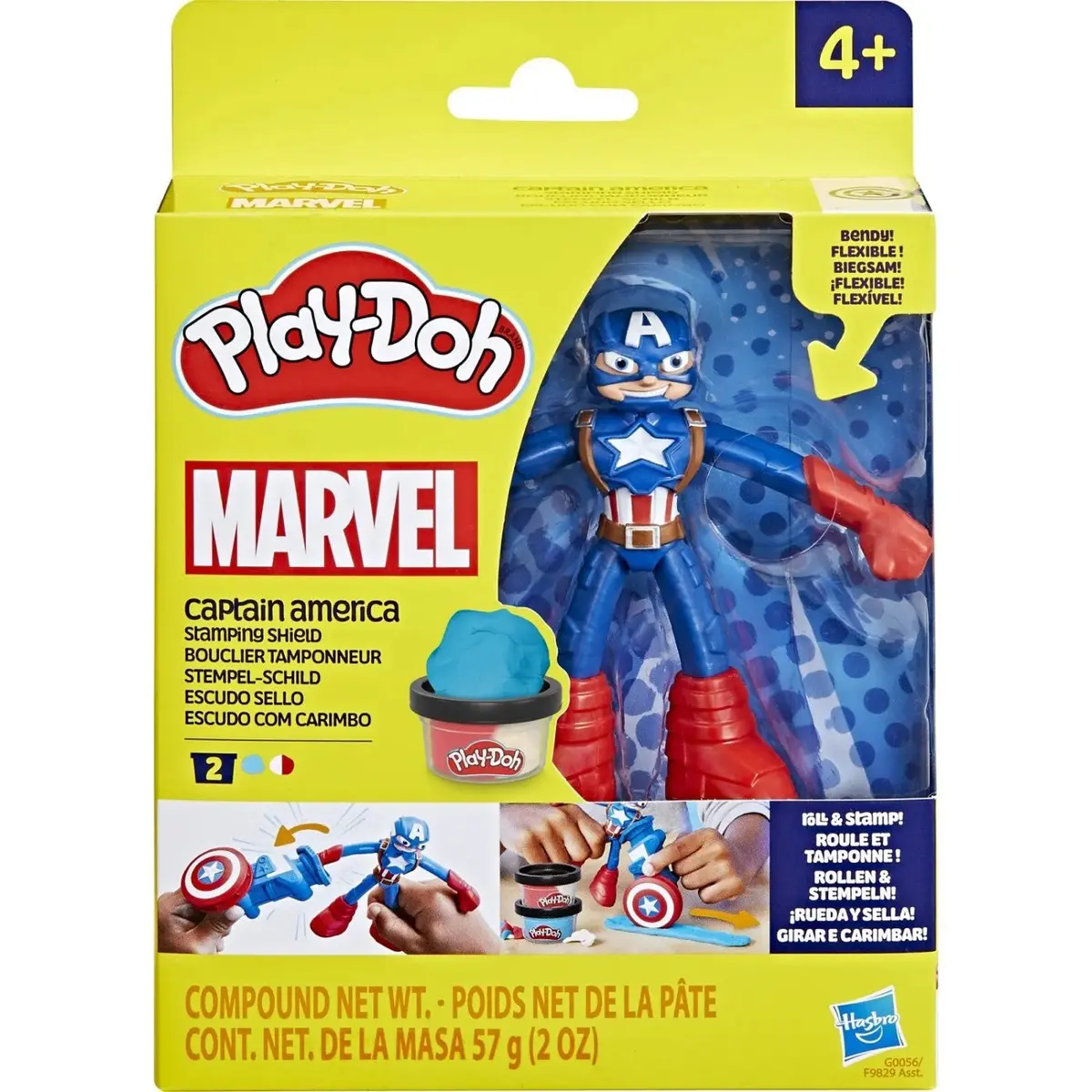 Play-Doh Marvel Captain America Stamping Shield 1