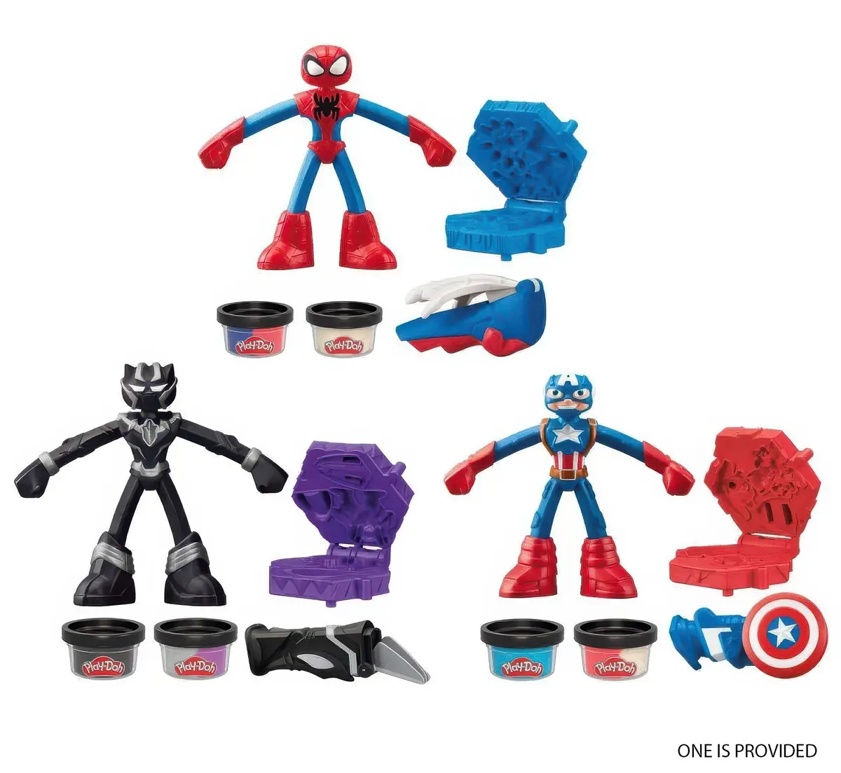 Play-Doh Marvel Stretch Action Figures - Assorted 1