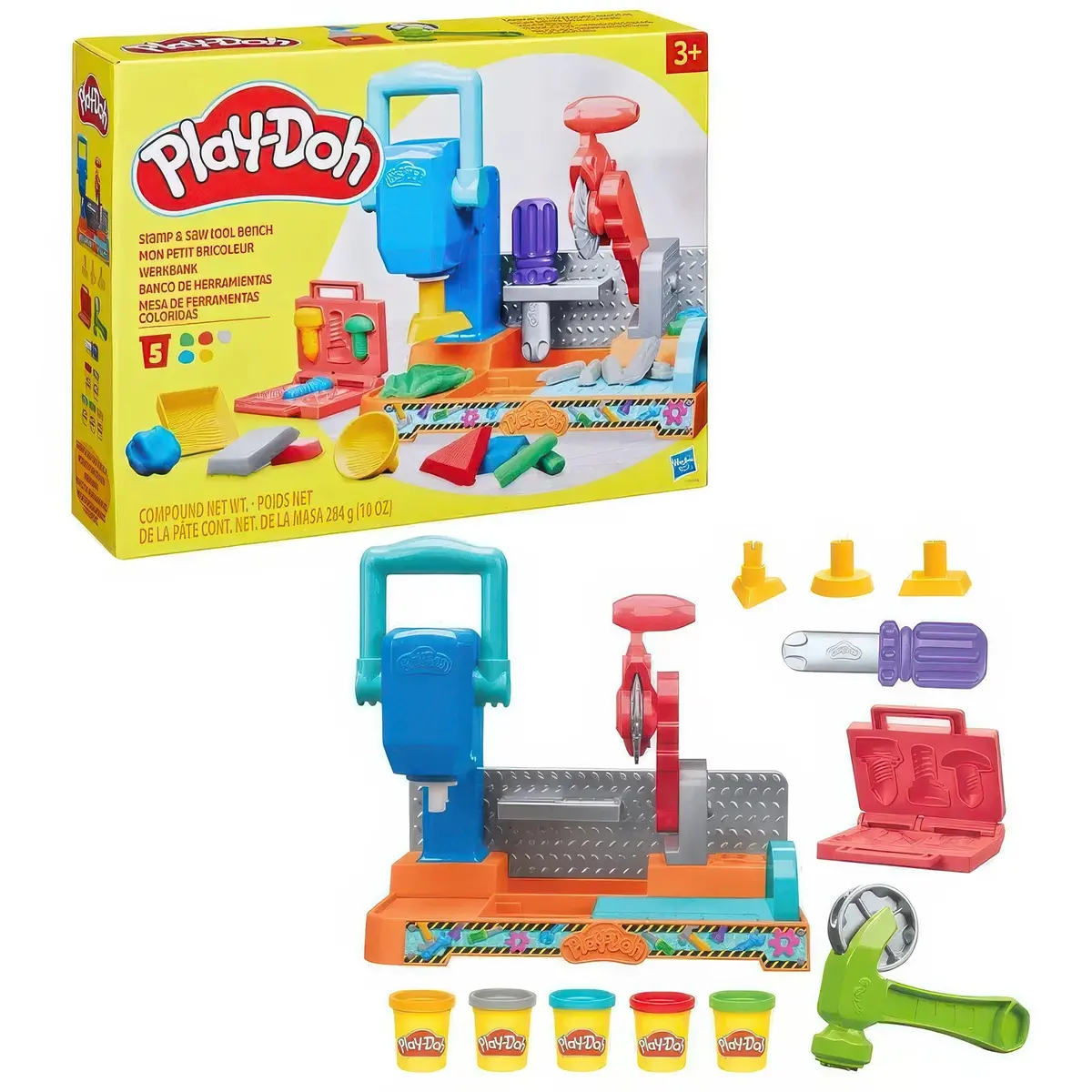 Play-Doh Stamp And Saw Tool Bench Playset 1