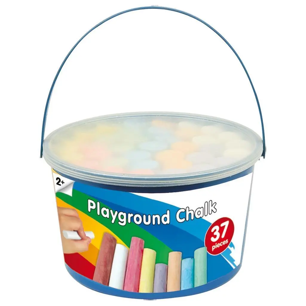 Playground Chalk Bucket 37 Pieces 1