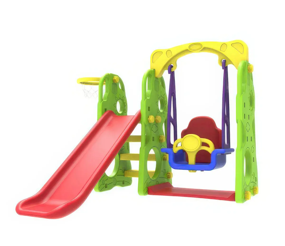 Playground With Swing And Slide 1