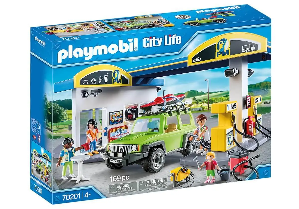 Playmobil 70201 Gas Station Playset 1