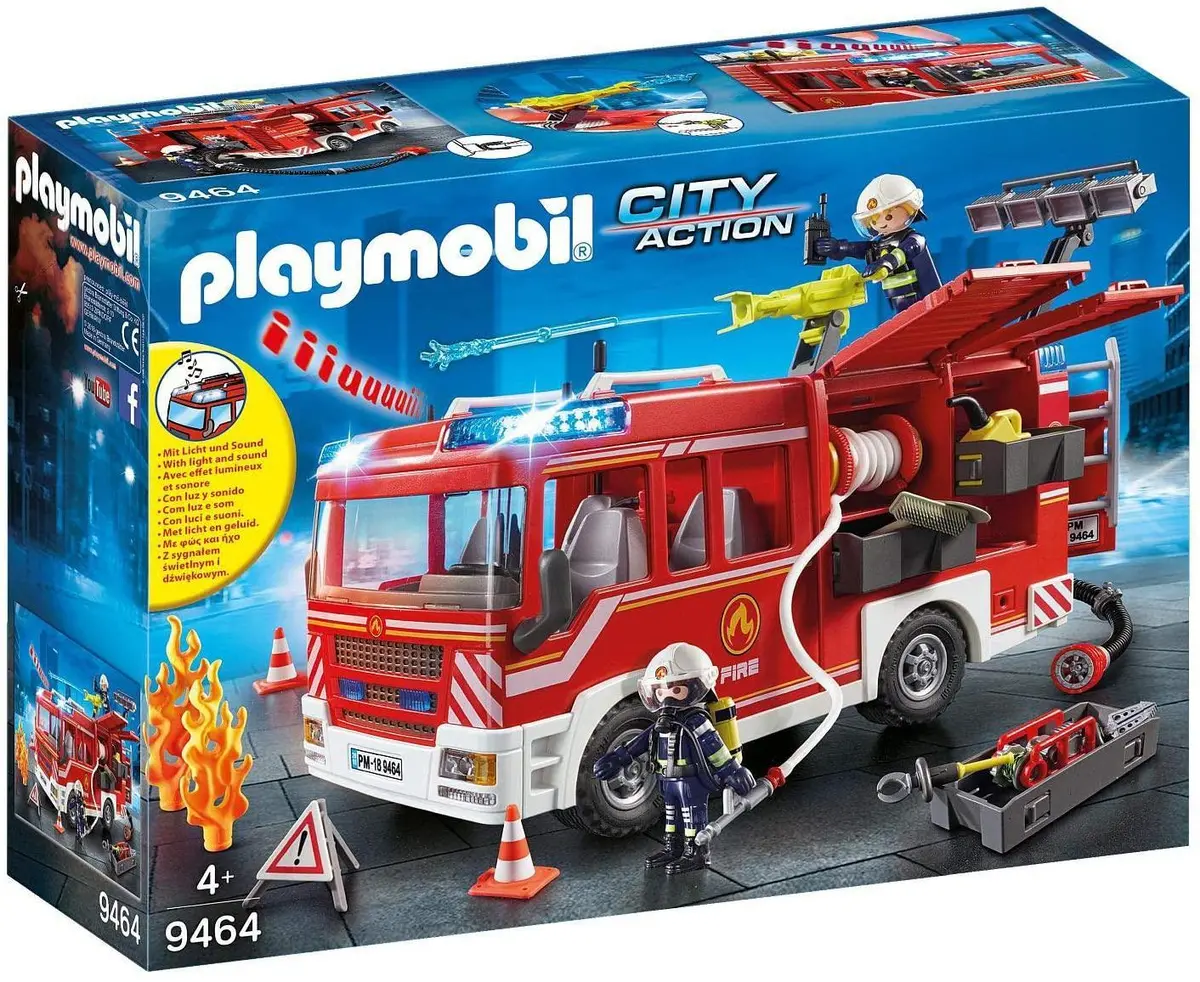 Playmobil 9464 Fire Engine Playset 1