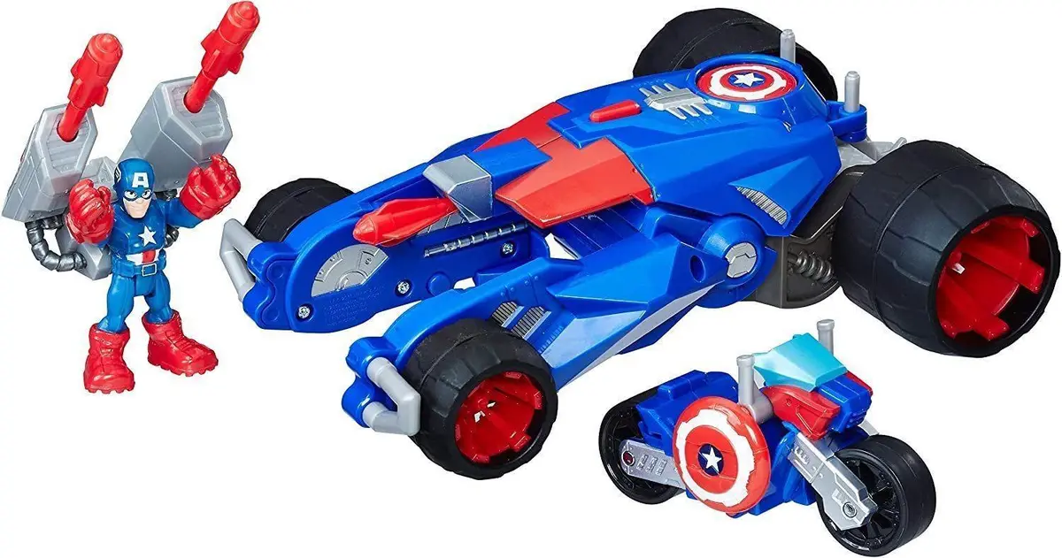 Playskool E0156 Sha Captain America Tank Marvel Figures And Playset Action Toys & Playsets 1