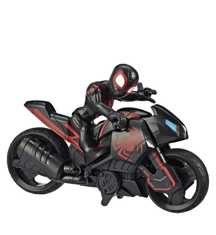 Playskool Heroes Kid Arachnid And Motorcycle Playset 1