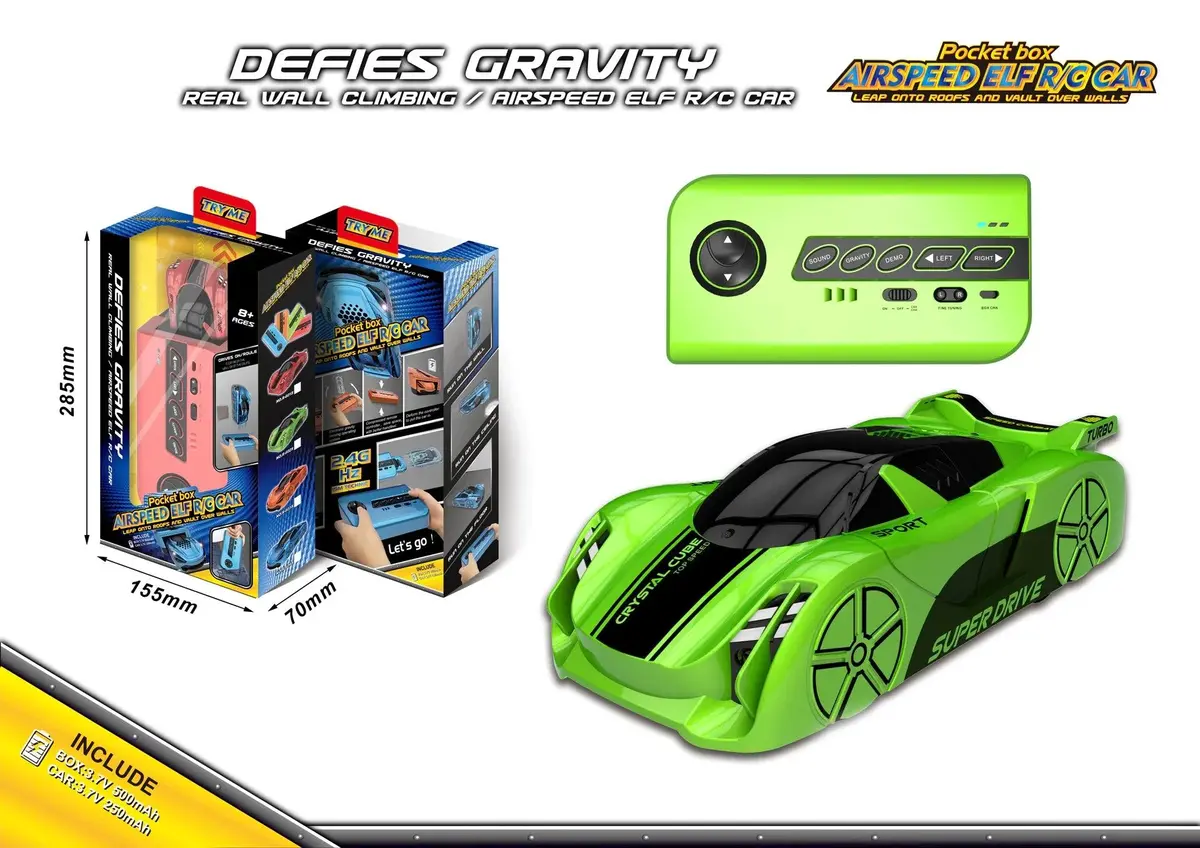 Pocket Box Remote Control Airspeed Elf Wall Climbing Car 1