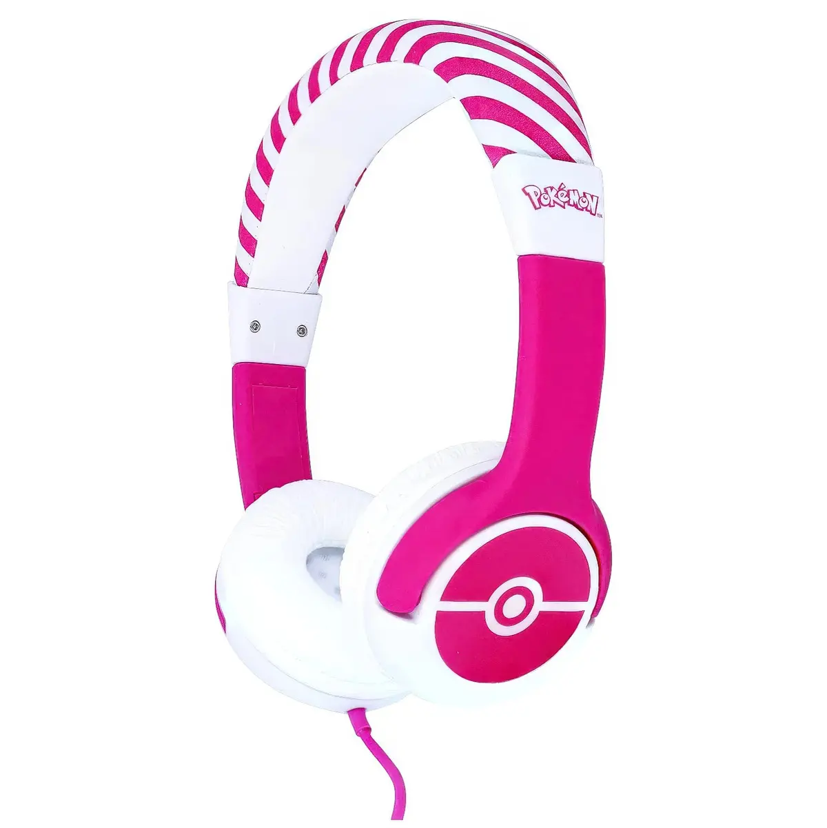 Pokémon Pink Pokeball Kids Headphones 1