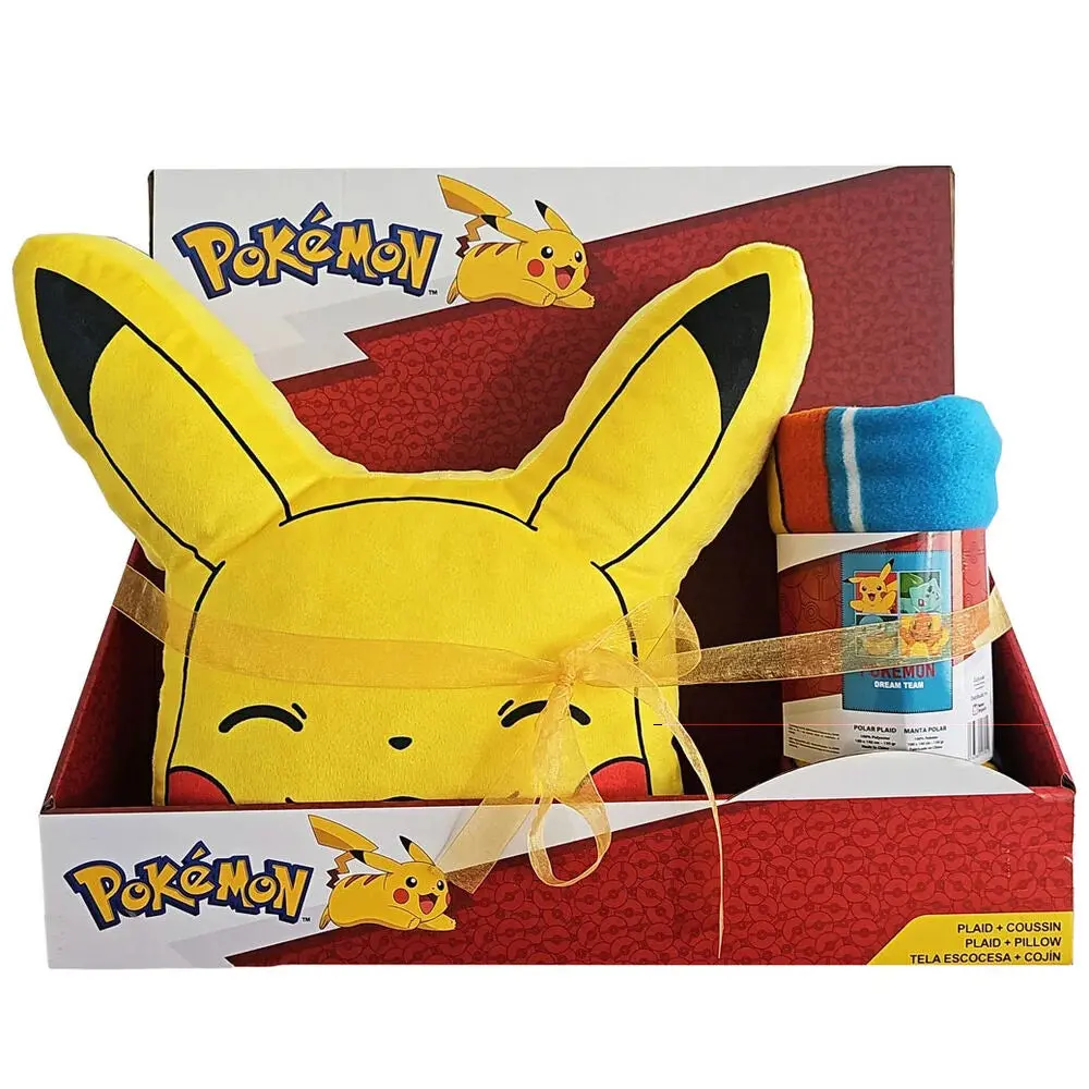Pokémon Polar Blanket And Cushion Set 1