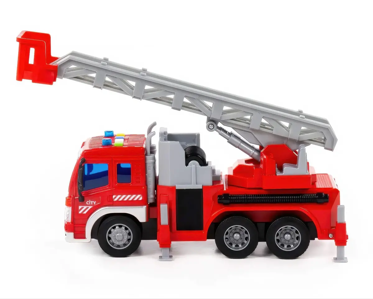 Polesie City-2 Friction-Powered Toy Fire Engine 1