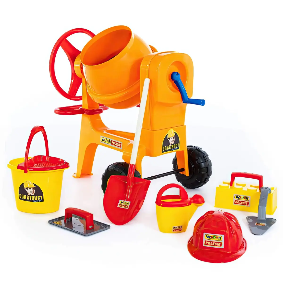 Cement-Mixer Construction Playset 8 Pcs 1