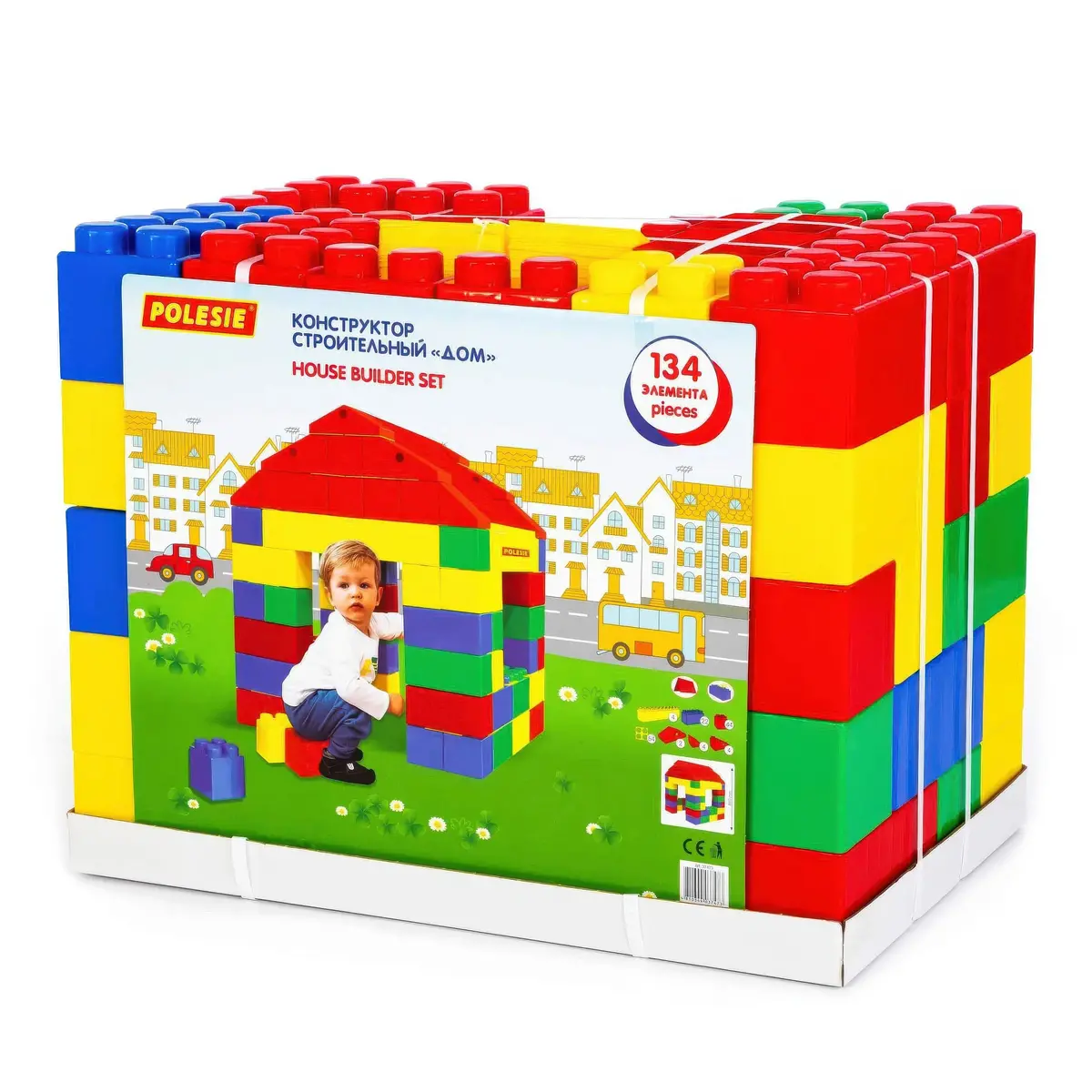 Polesie House Building Blocks Set 134 Pcs 1