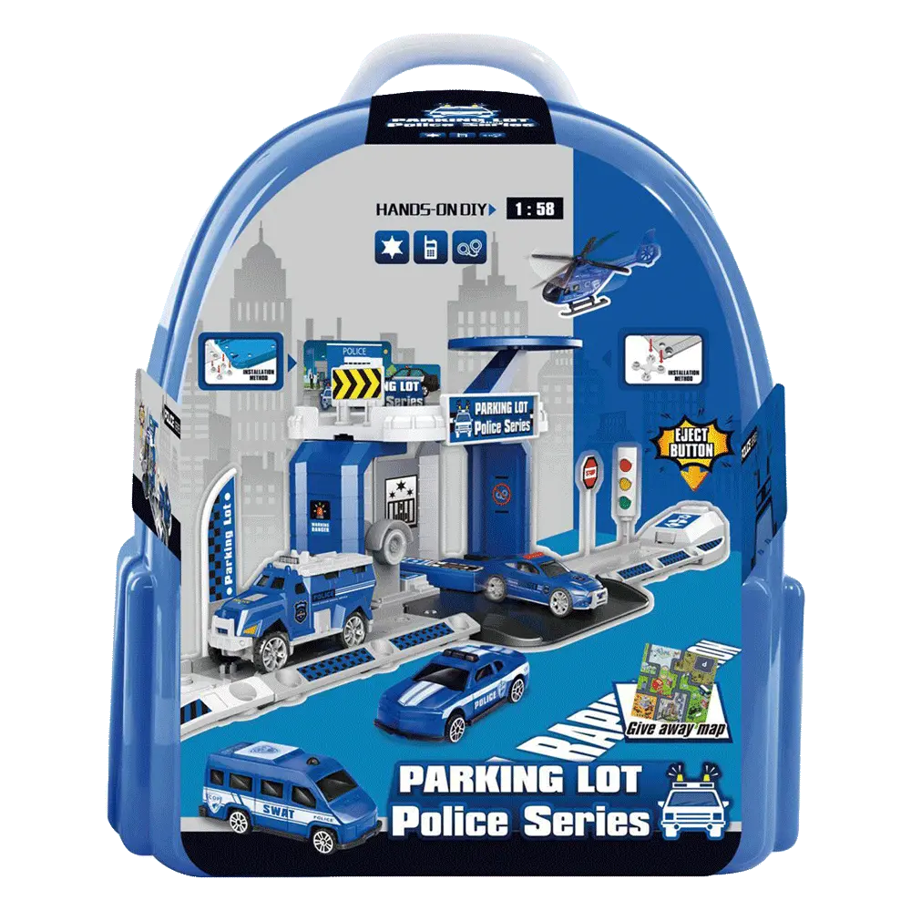 Police Car Parking Playset 1