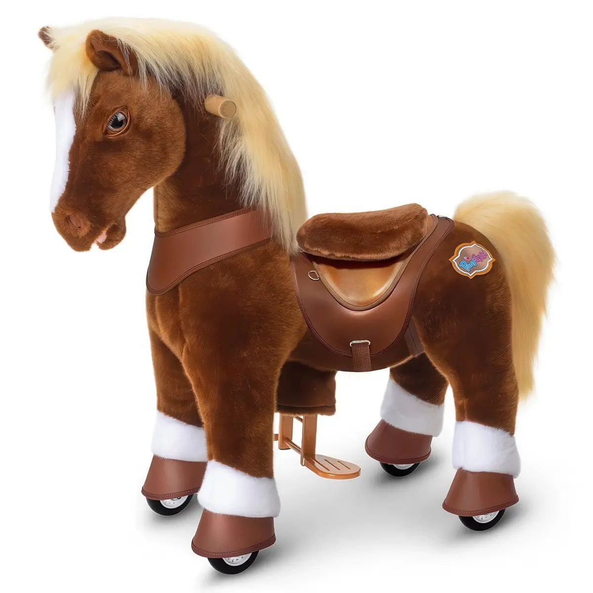 Ponycycle Advanced Model Y Ride-On For Kids - Brown 1