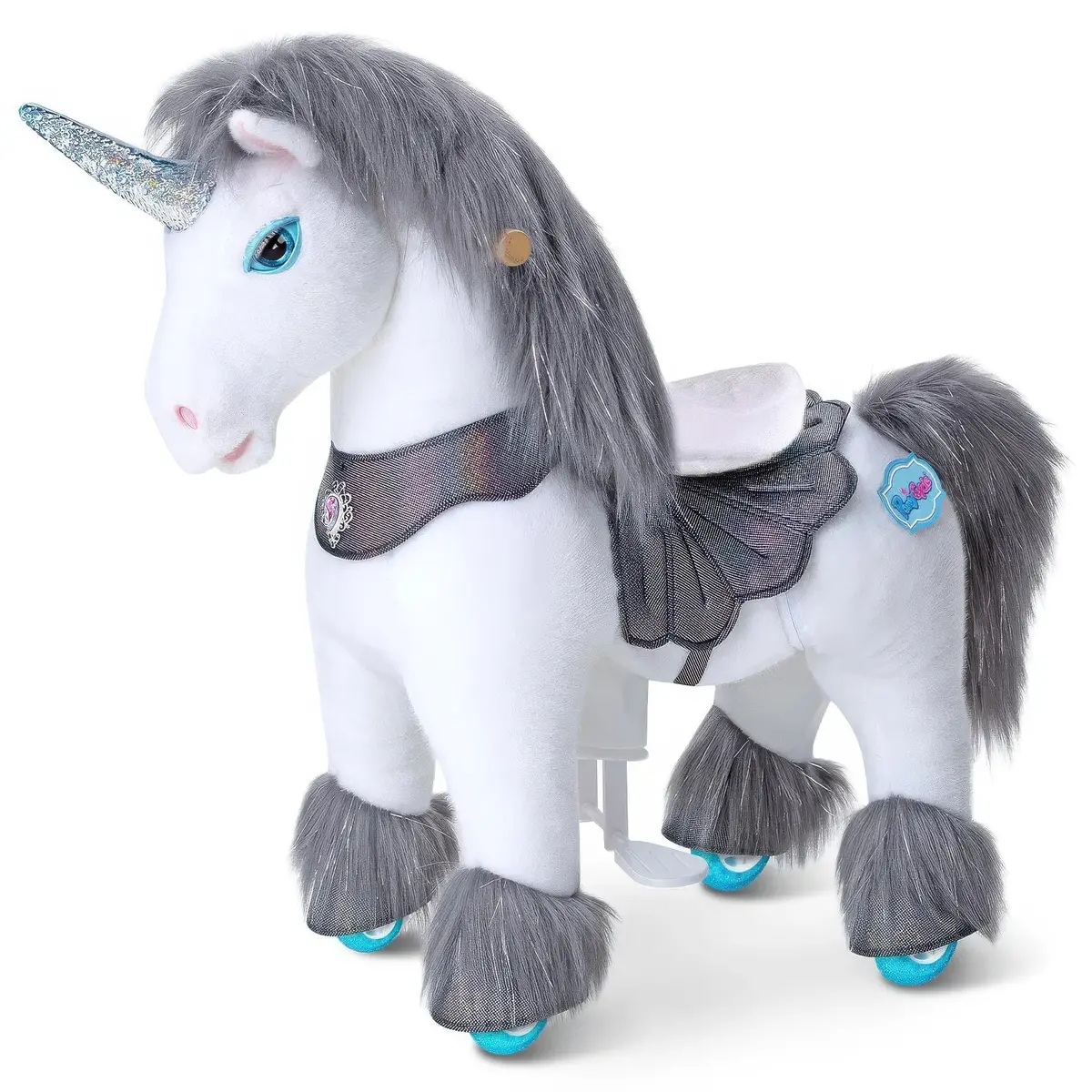 Ponycycle Advanced Model Y Ride-On For Kids - Grey 1