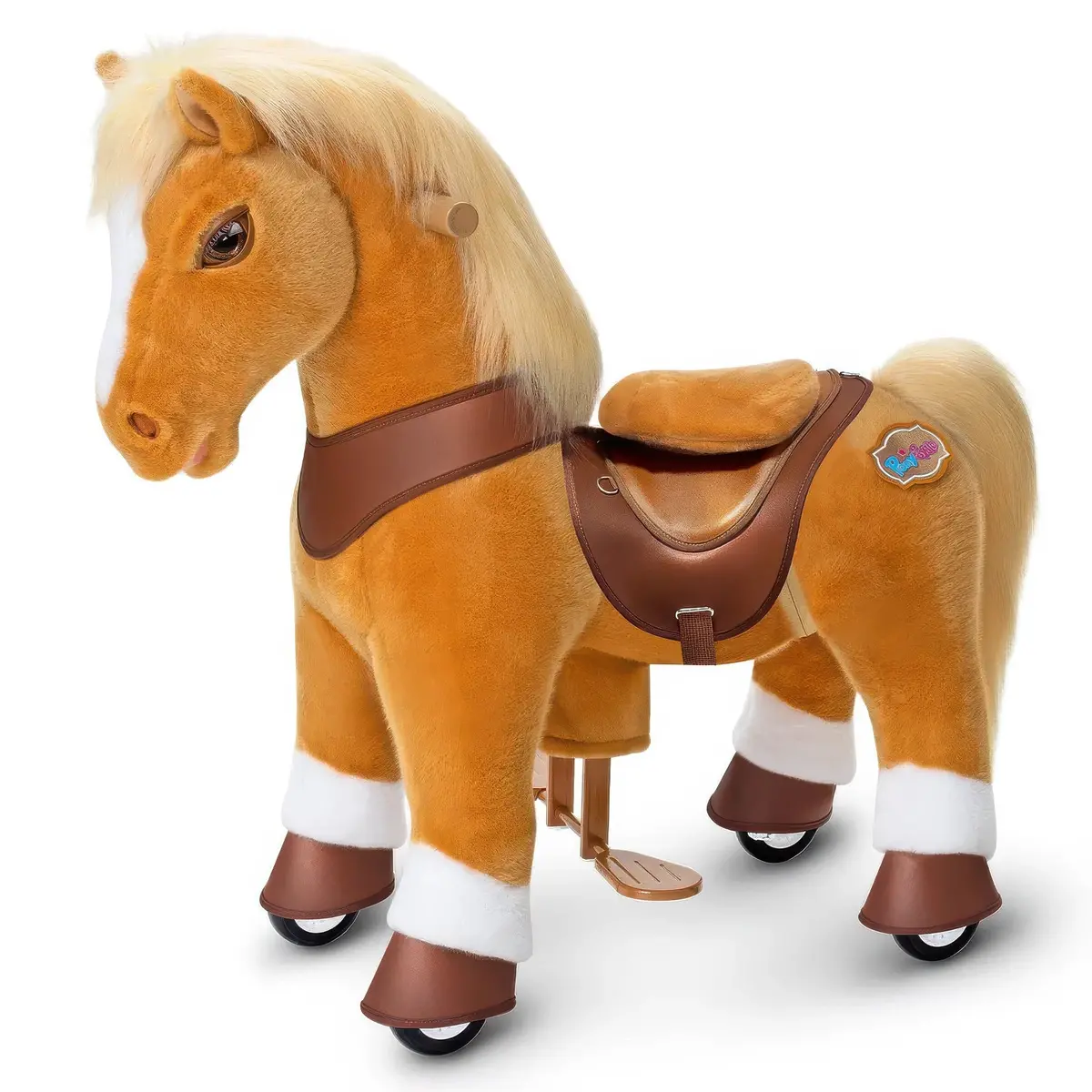 Ponycycle Advanced Model Y Ride-On For Kids - Light Brown 1