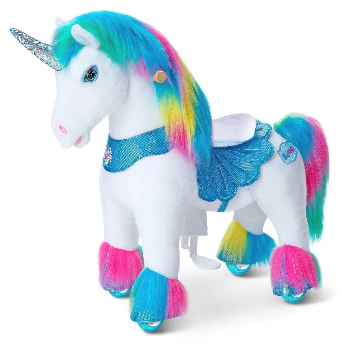 Ponycycle Advanced Model Y Ride-On For Kids - Rainbow 1