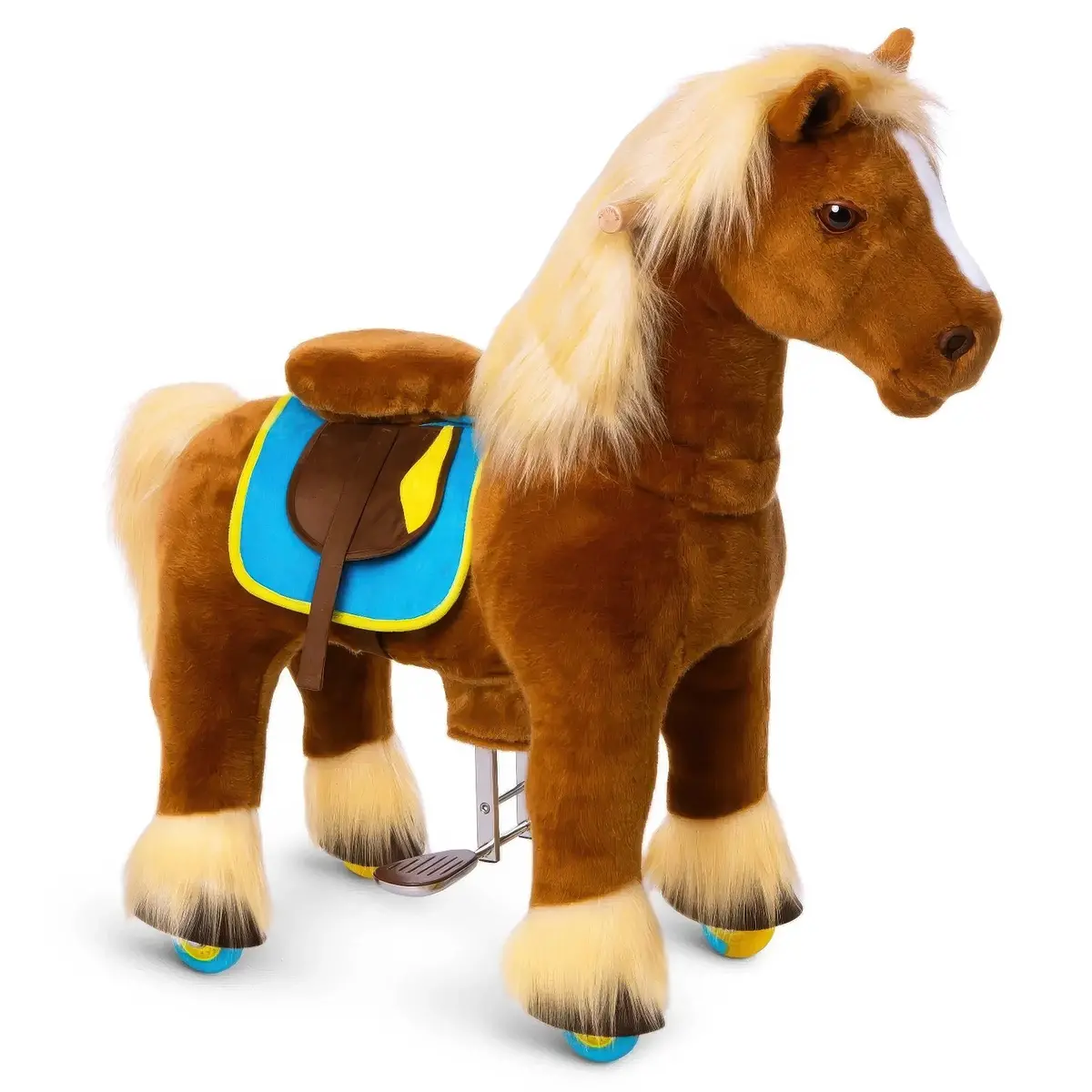 Ponycycle Mechanically Walking Ride-On Premium Model X - Brown 1