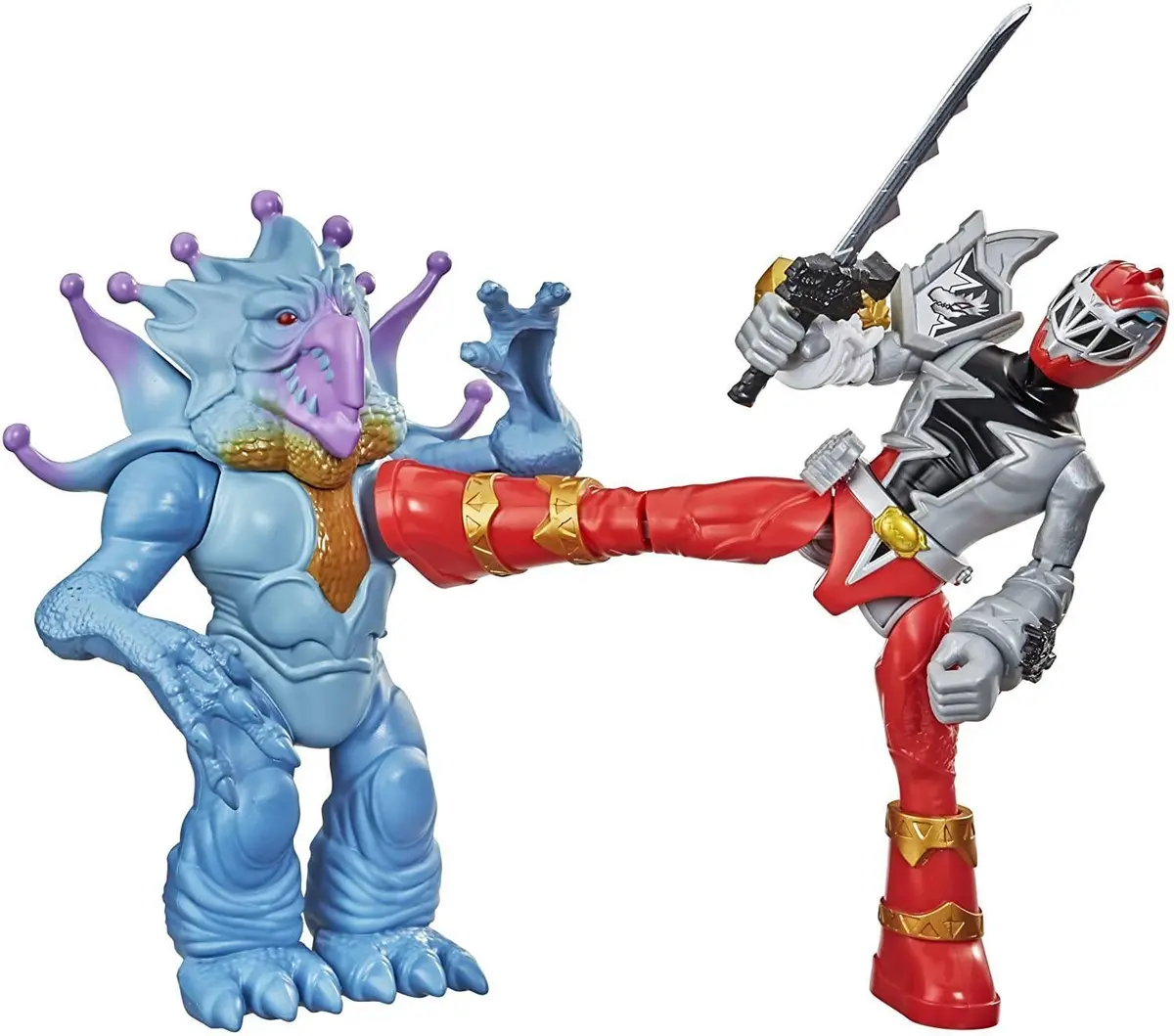 Power Rangers Dino Fury Battle Attackers 2-Pack - Assorted 1