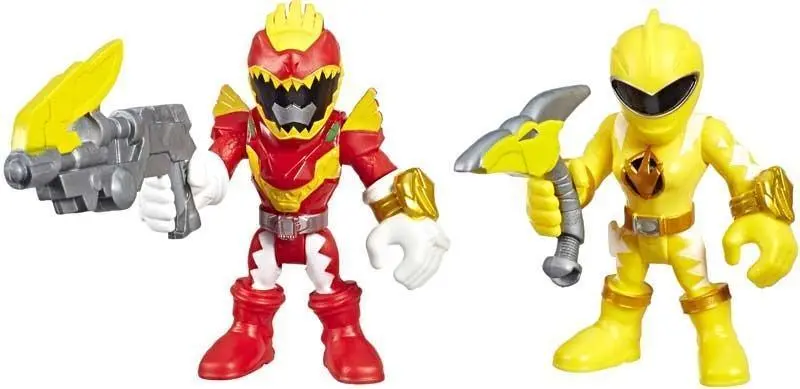 Power Rangers Playskool Heroes Figurines Red Ranger & Yellow Ranger 2-Pack 1