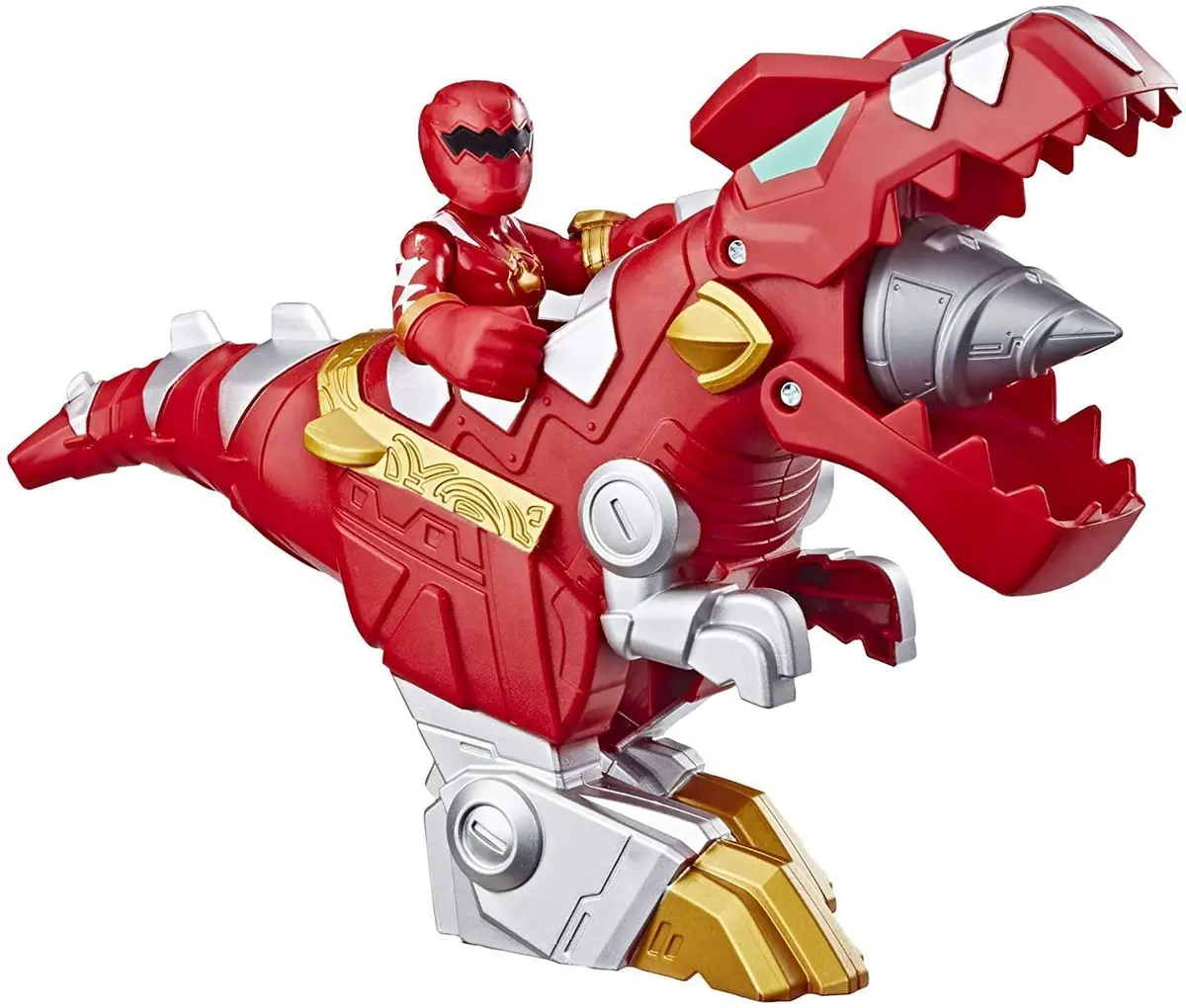 Power Rangers Playskool Heroes Red Ranger & T-Rex Zord 2-Pack 1