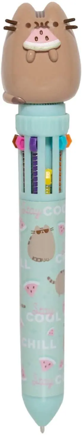 Pusheen Foodie Collection 10 In 1 Ballpoint Pen With 3D Topper 1