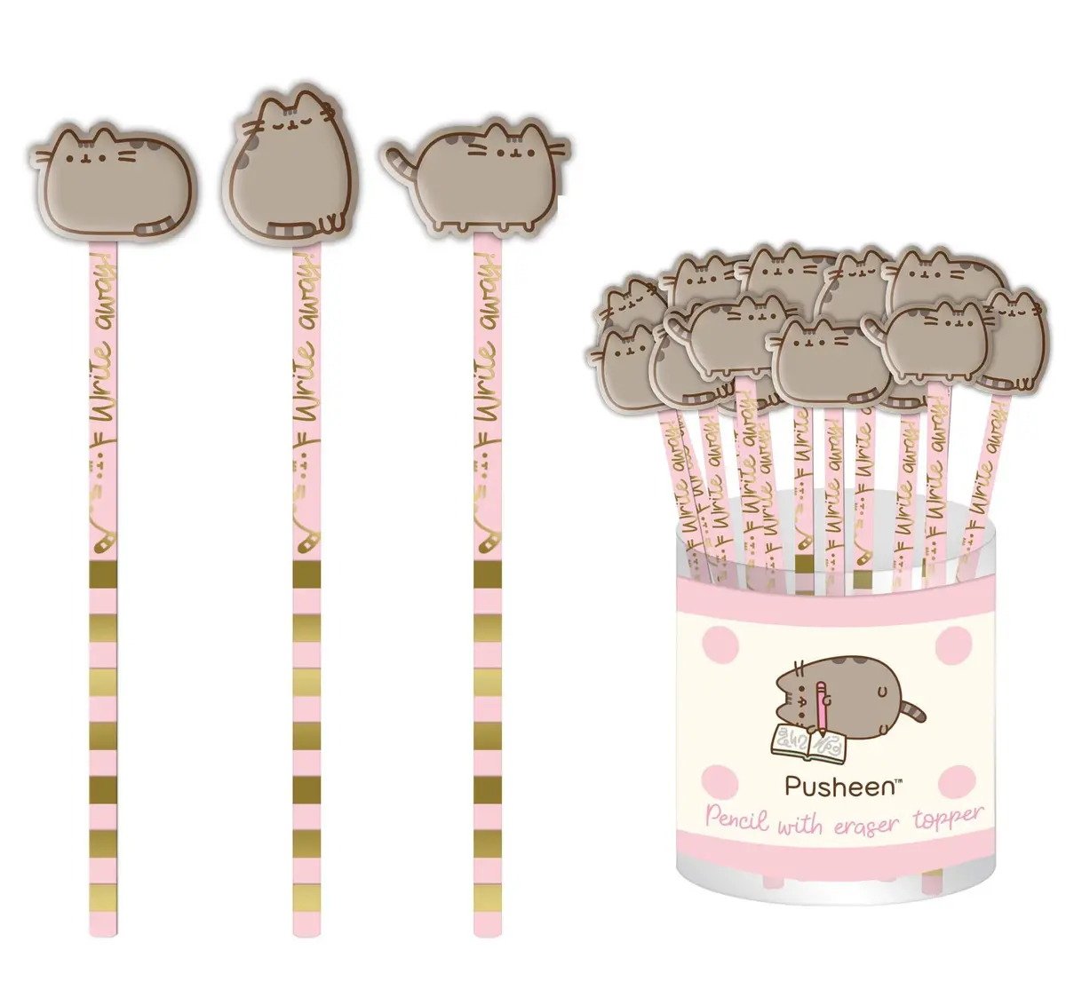Pusheen Pencil With Eraser, Pusheen Sweet & Simple 1