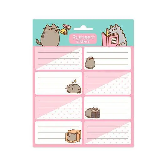 Pusheen Rose Collection Adhesive Labels 1