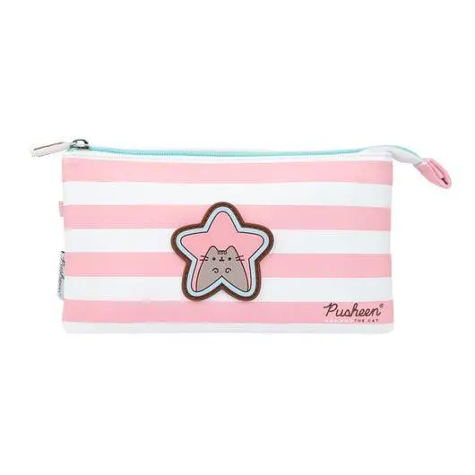Pusheen Rose Collection Triple Pencil Case 1
