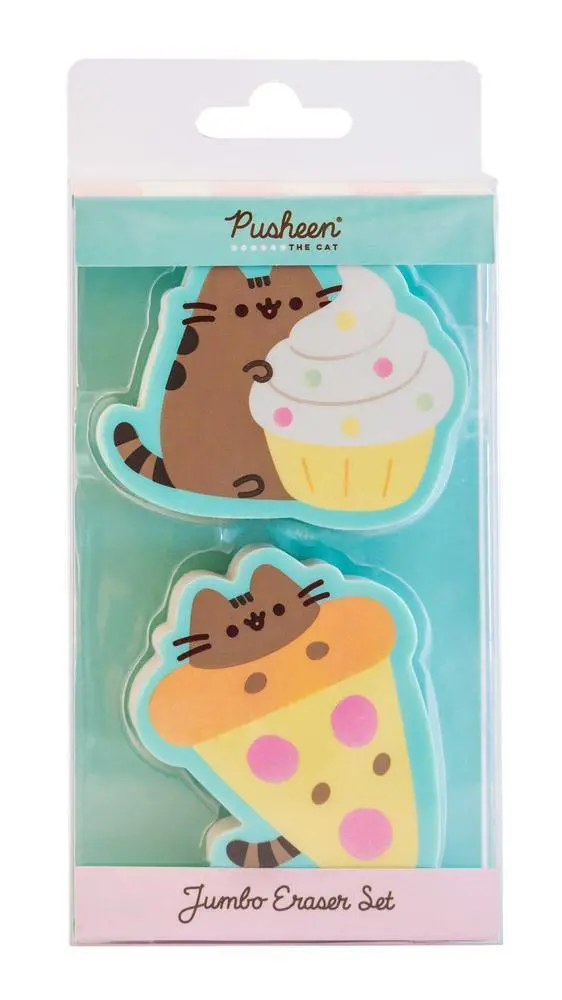 Pusheen Set Of 2 Erasers - Foodie Collection 1