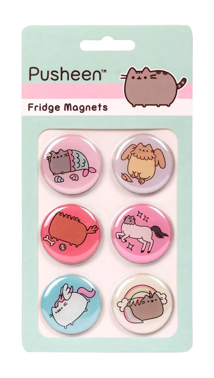 Pusheen Set Of 6 Fridge Magnets 1