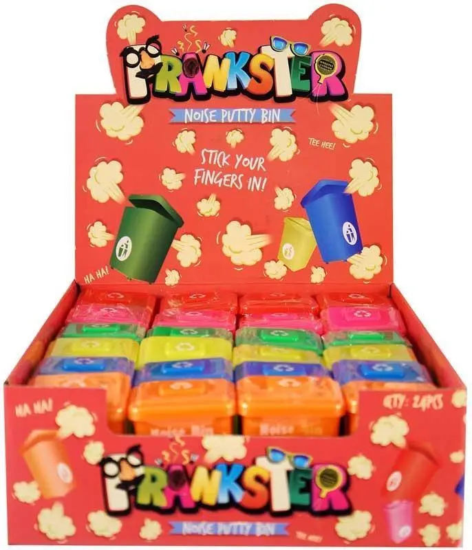 Putty Noise Bin 6Cm X 4.5Cm Assorted Neon Colours 1