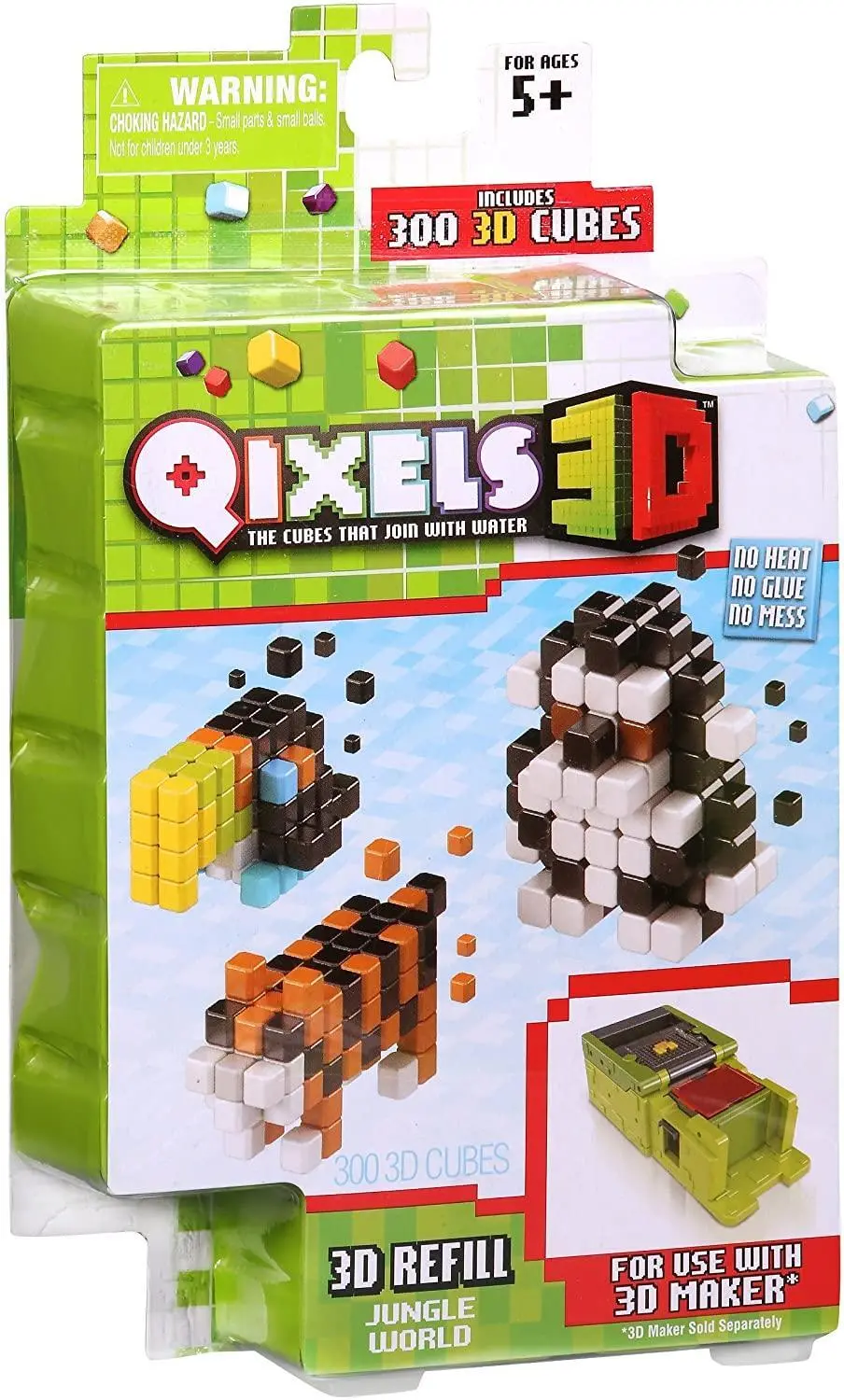 Qixels 3D Cubes Refill Pack - Jungle World 1