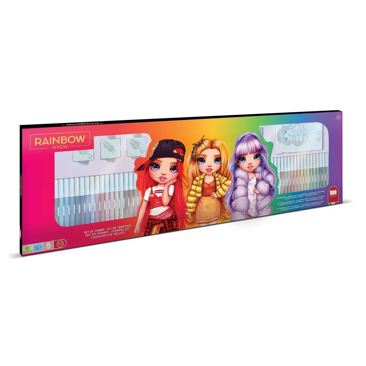 Rainbow High 60 Markers Art Playset 1