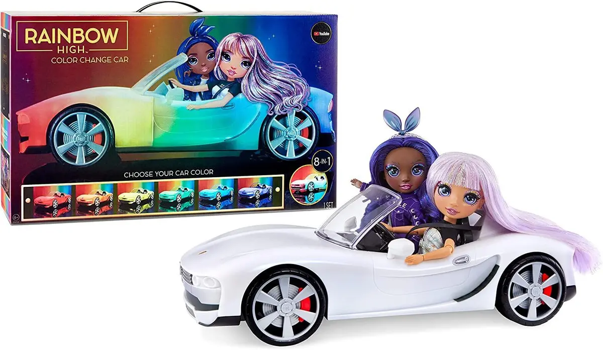 Rainbow High Convertible Colour Change Car 1