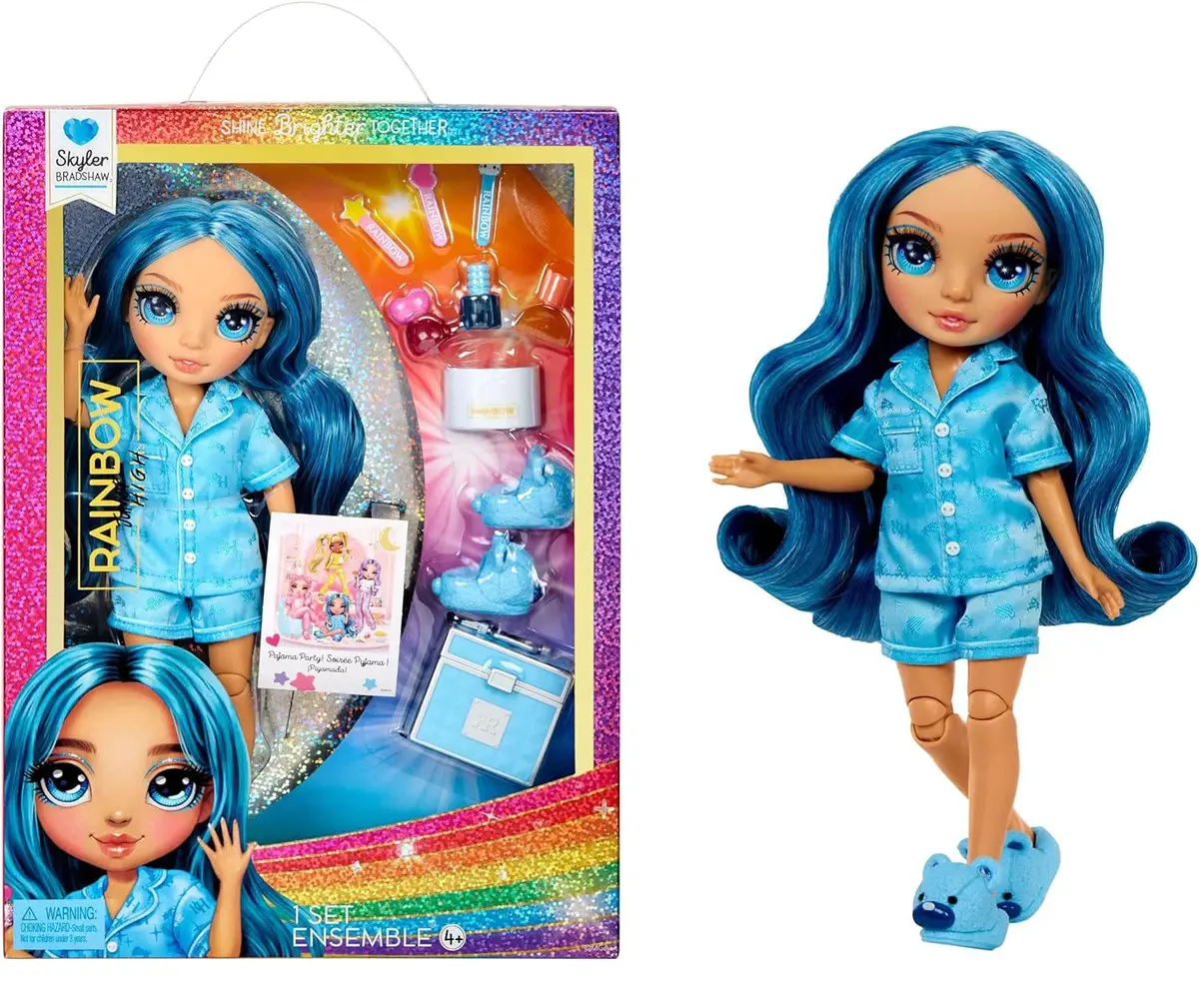 Rainbow High Junior High Pj Party Fashion Doll - Skyler 1