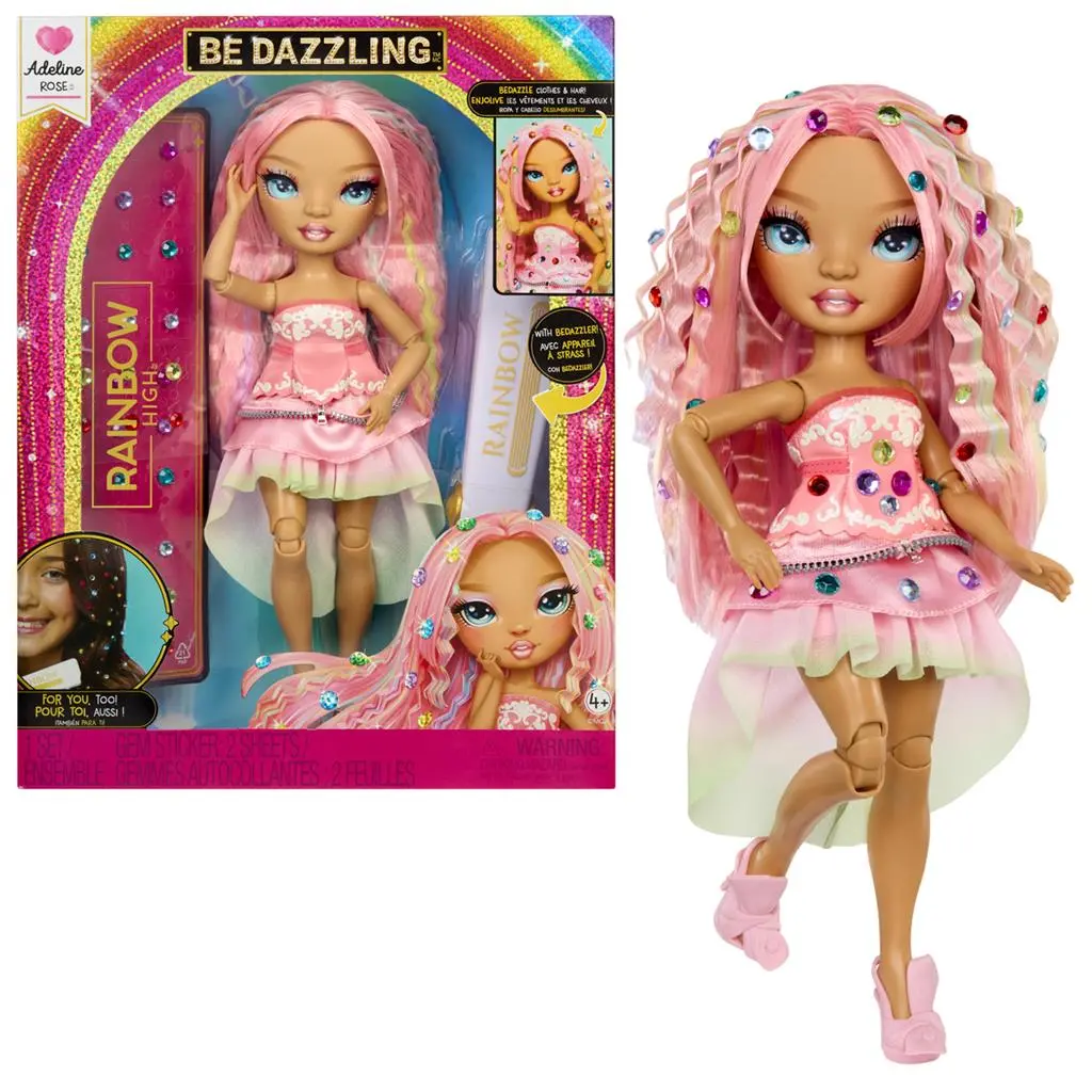 Rainbow High Be Dazzling Fashion Doll: Adeline Rose 1