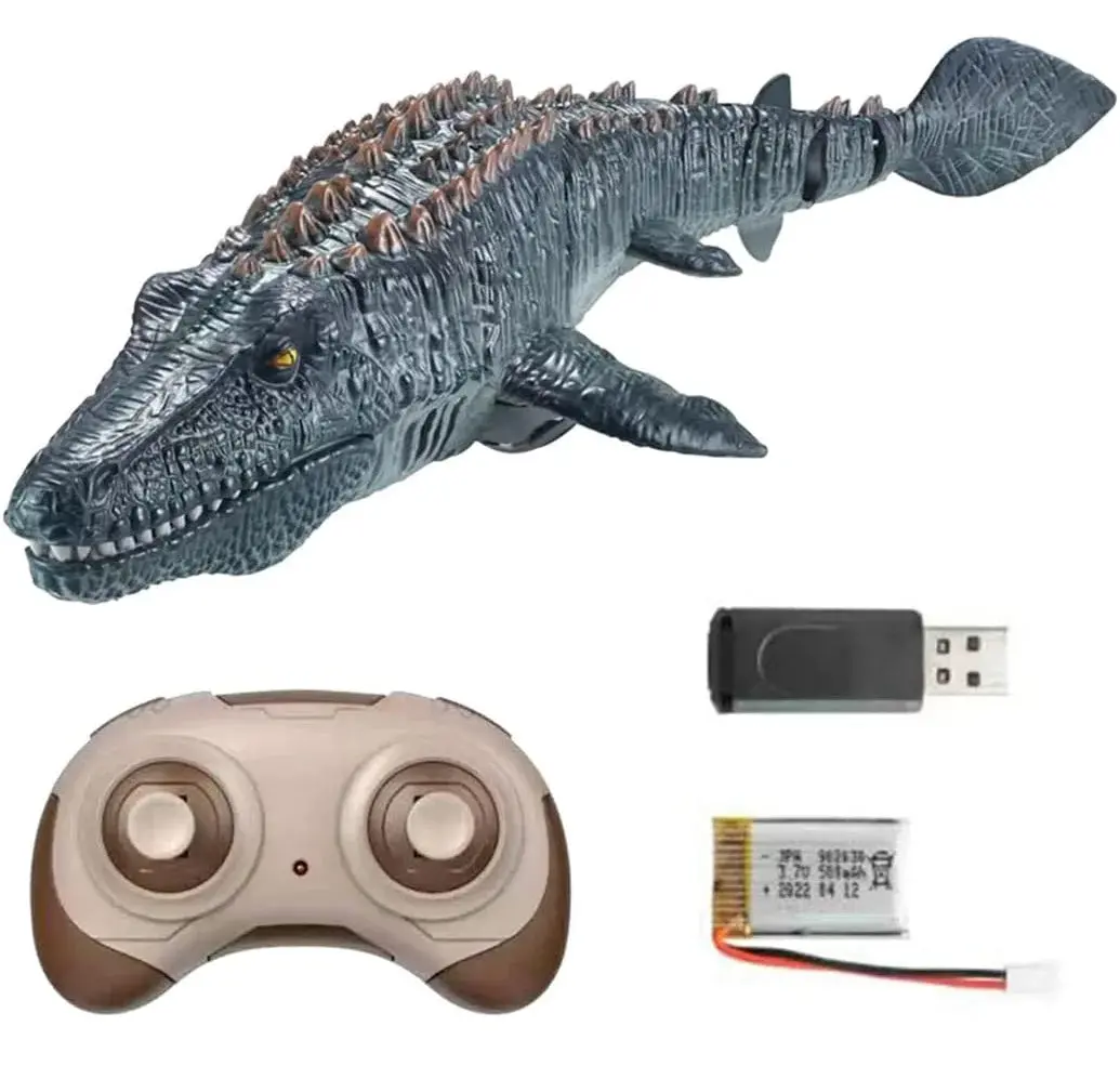 Rc Remote Controlled Mosasaur Predator Dinosaur 1