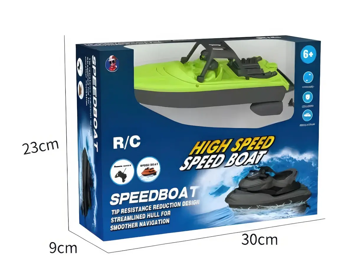 4- Channel Rc Remote Controlled High-Speed Speedboat - Assorted 1