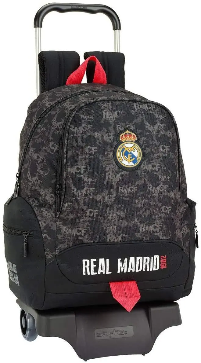 Real Madrid Black Trolley Bag 43Cm 1