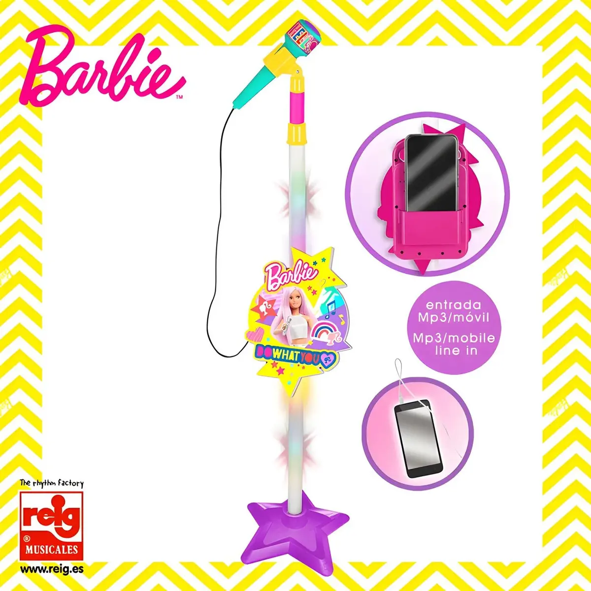 Barbie Voice Amplifier Microphone With Stand 1