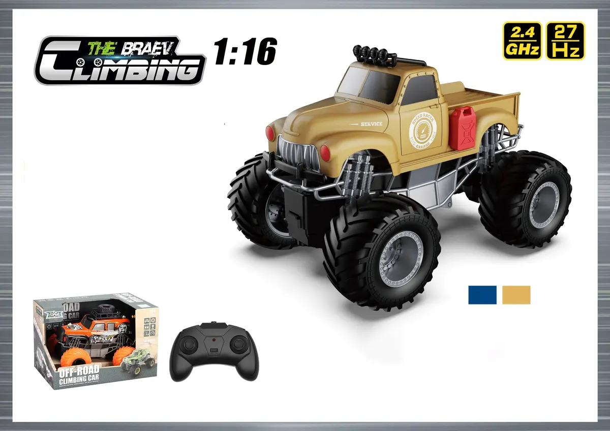 Remote Controlled Monster Truck - Off Road Climbing Car - Assorted 1