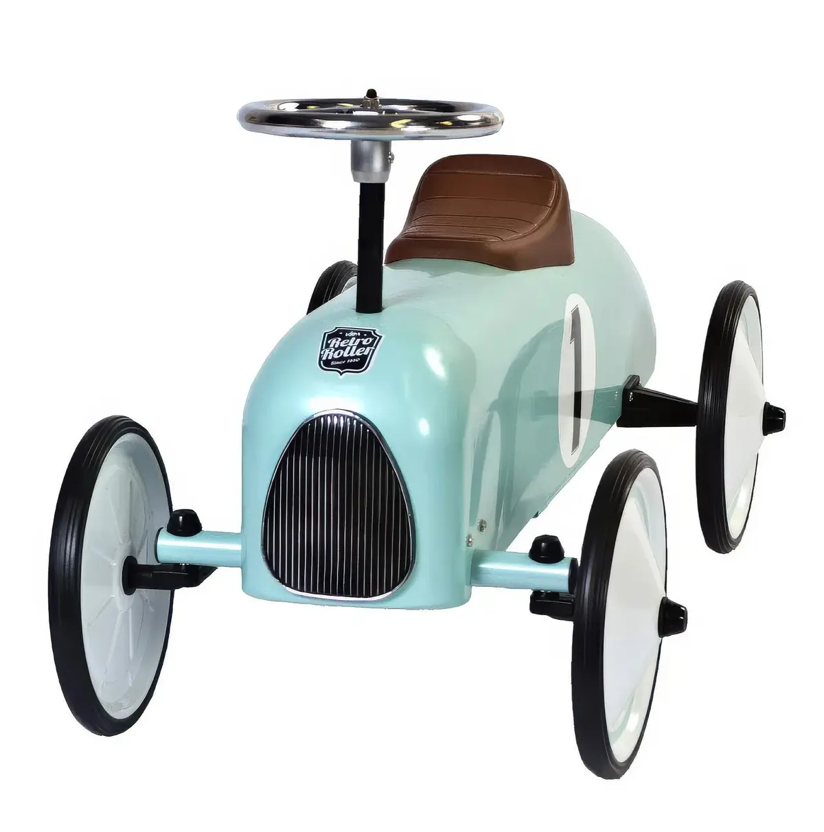Retro Roller Colin Push Car - Mint Green 1