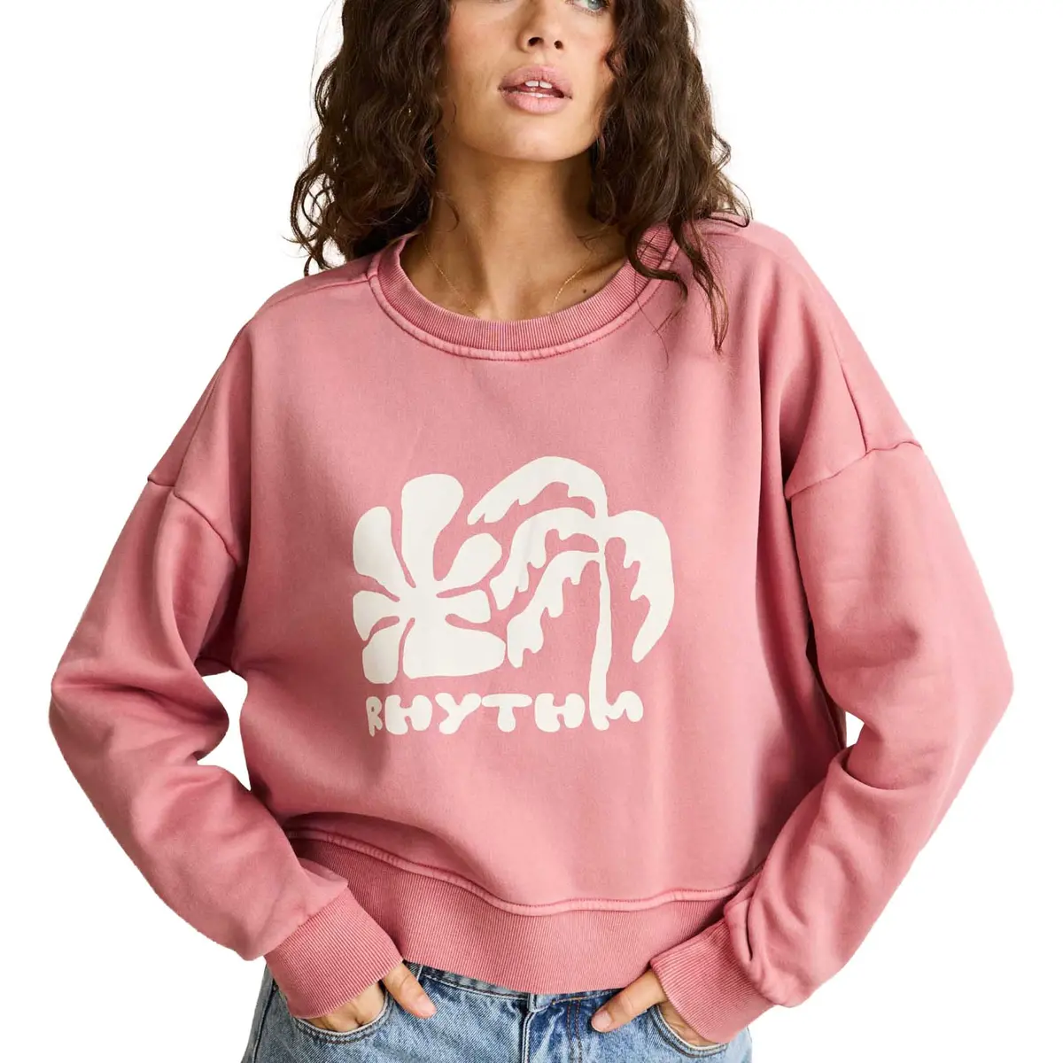 Sun And Palm Slouchy Fleece | Women's 1