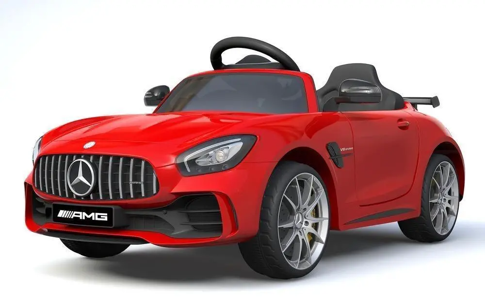 Ricco 6V 4.5A Two Motors Mercedes Benz Gtr Amg Electric Ride-On Car, Red Ride-On Toys 1