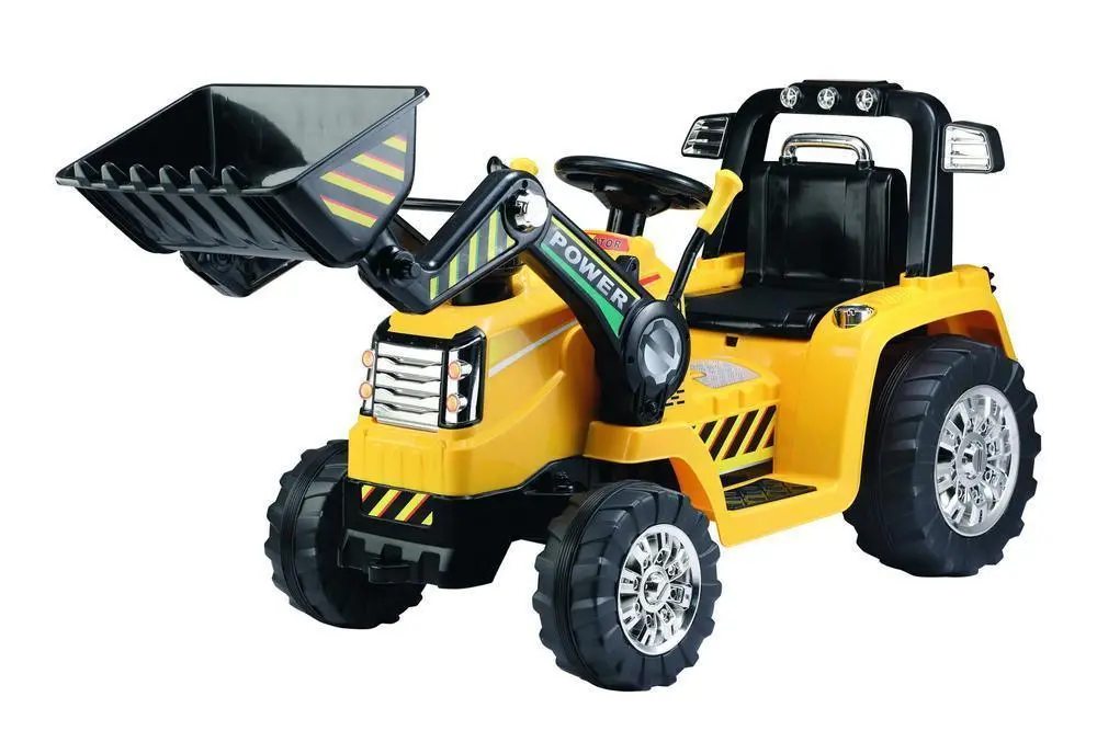 Ricco Electric 6V Ride-On Tractor Yellow Ride-On Toys 1
