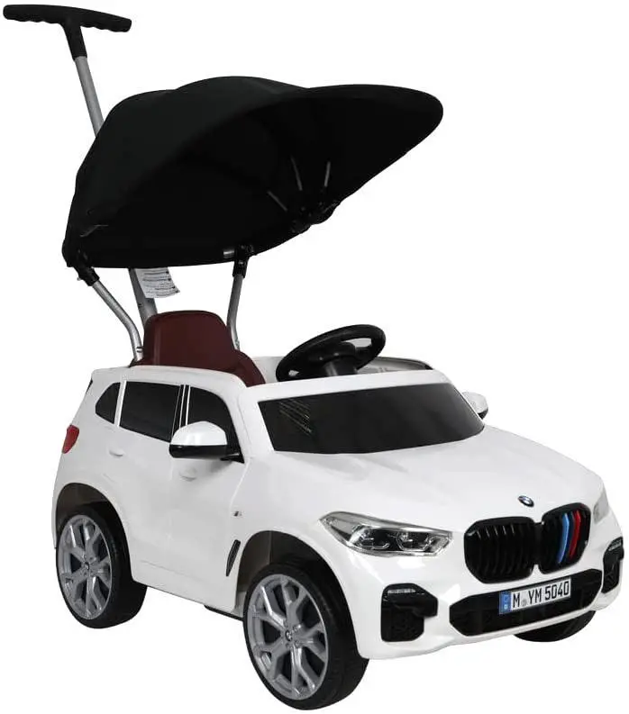 Rollplay Germany Bmw X5m Push Car With Canopy - White 1