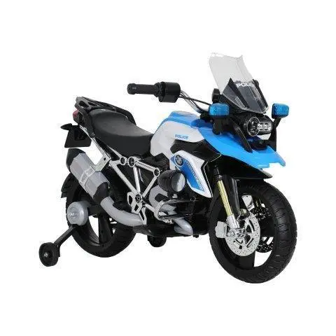 Rollplay Germany Electric 6V Battery Bmw R1200gs Police Motorcycle Ride-On, Blue Ride-On Toys 1