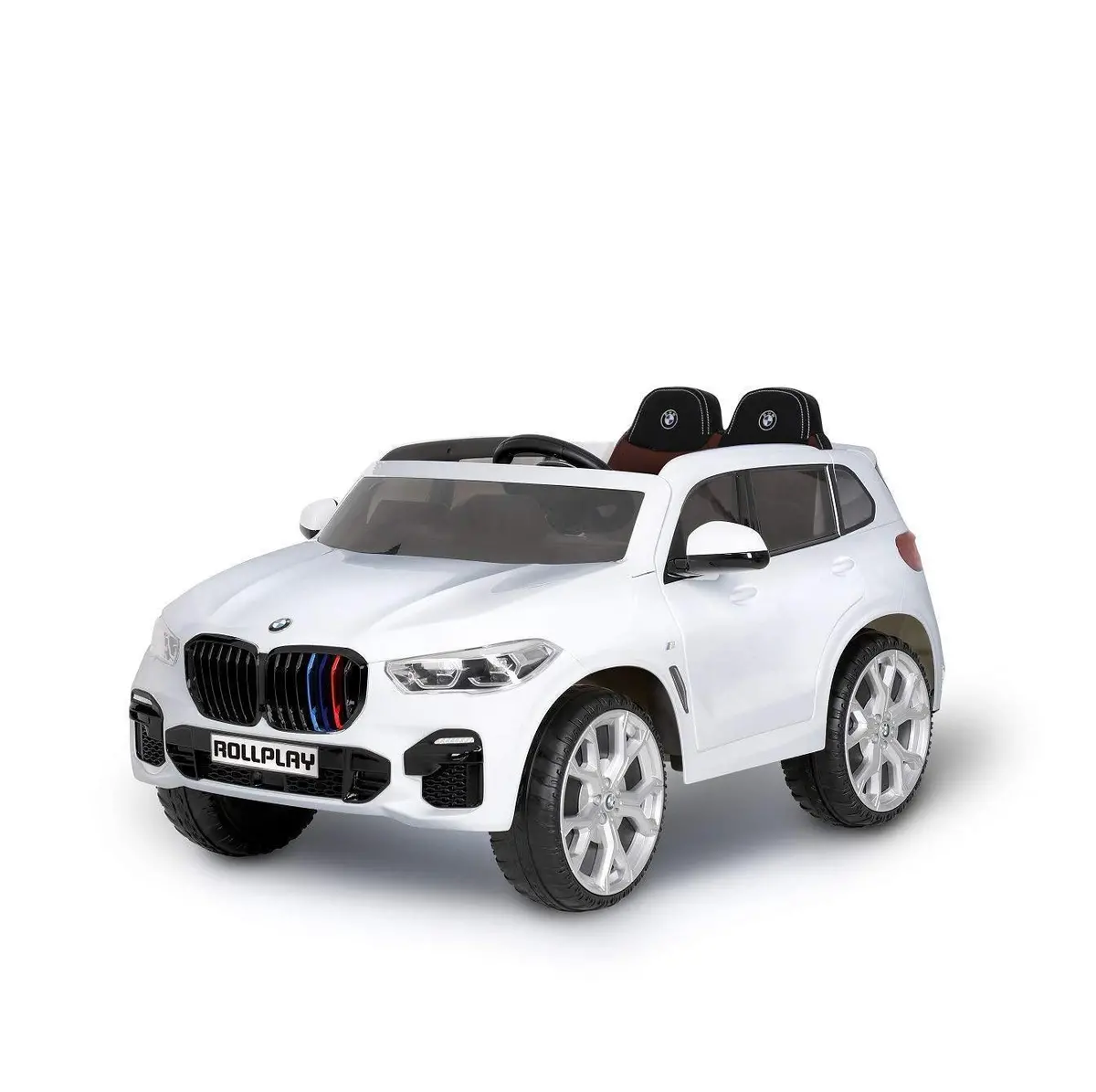 Rollplay Premium Bmw X5 12V Battery Ride-On Car - White 1