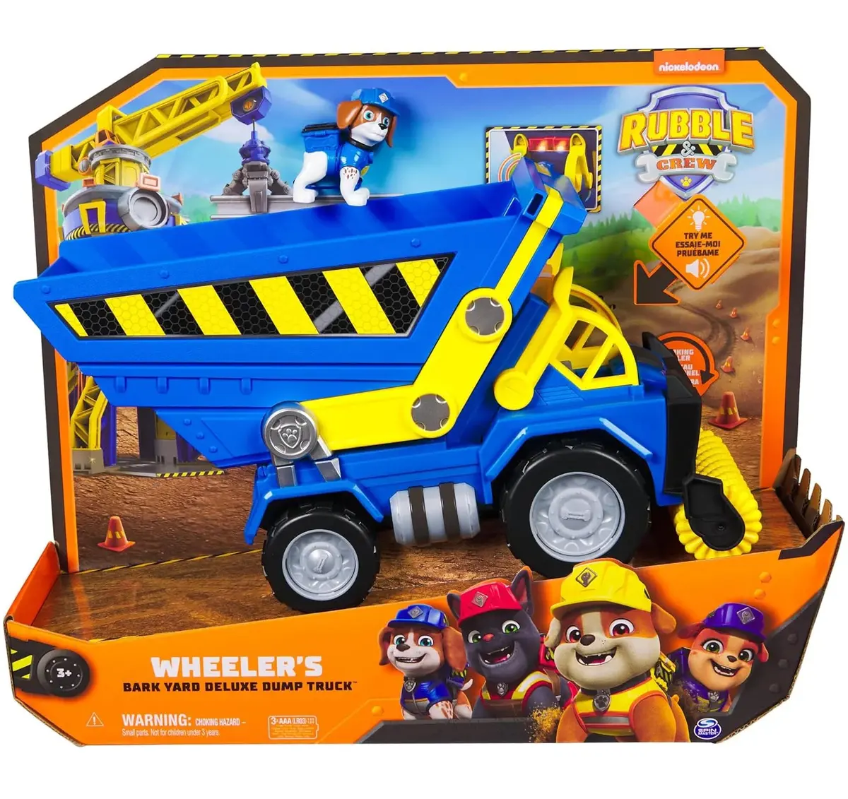 Rubble & Crew Bark Yard Deluxe Wheeler Dump Truck 1