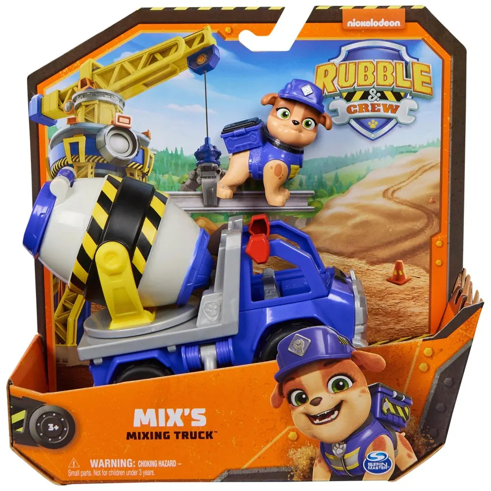 Paw Patrol Rubble & Crew Rubble & Crew Mix's Mixing Truck 1